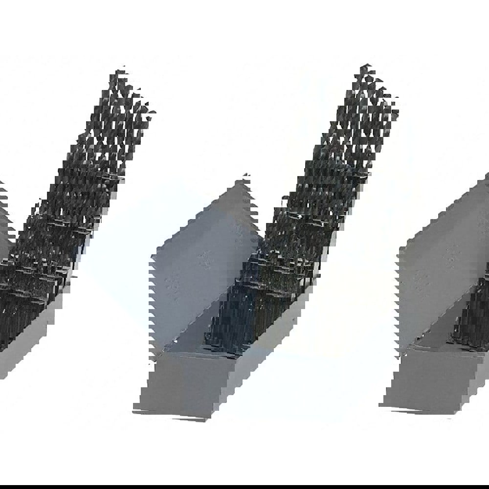 Drill Bit Set: Jobber Length Drill Bits, 29 Pc, 135 °, High Speed Steel